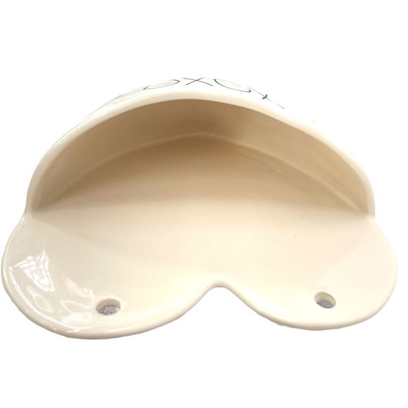 Rae Dunn VALENTINE XOXO Puff Heart Ceramic Wall Planter NEW - Picture 5 of 8